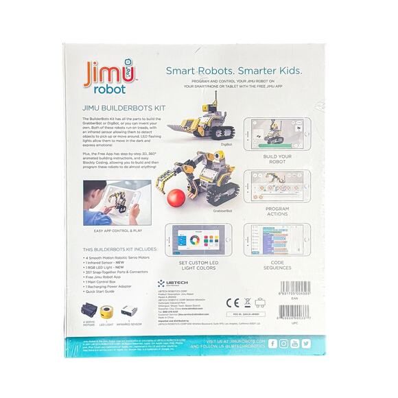 UBTECH Jimu Robot BuilderBots Kit - Interactive STEM Robotics Set - Picture 2 of 10